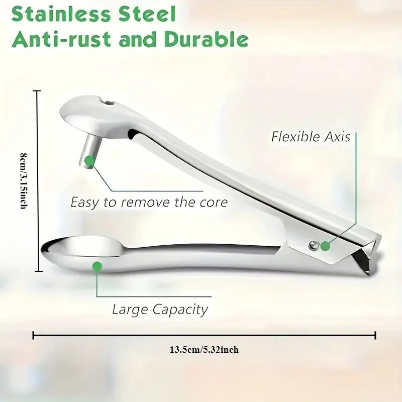 Stainless Steel Jujube Corer Kitchen Fruit Tool for Cherry and Hawthorn