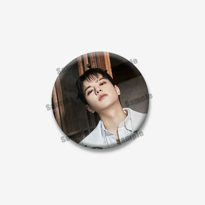 Kpop Boys Band Coin Badge Lapel Pin Jewelry for Fans - Multiple Colors & Sizes