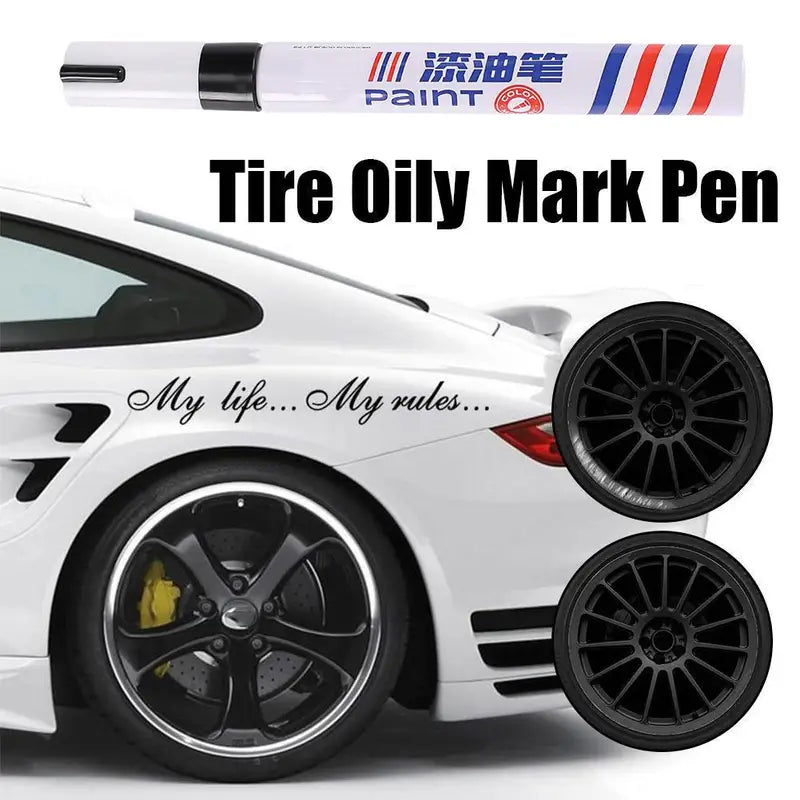 Oil Based Paint Markers for Car Scratch Repair and Crafting - Waterproof & Permanent