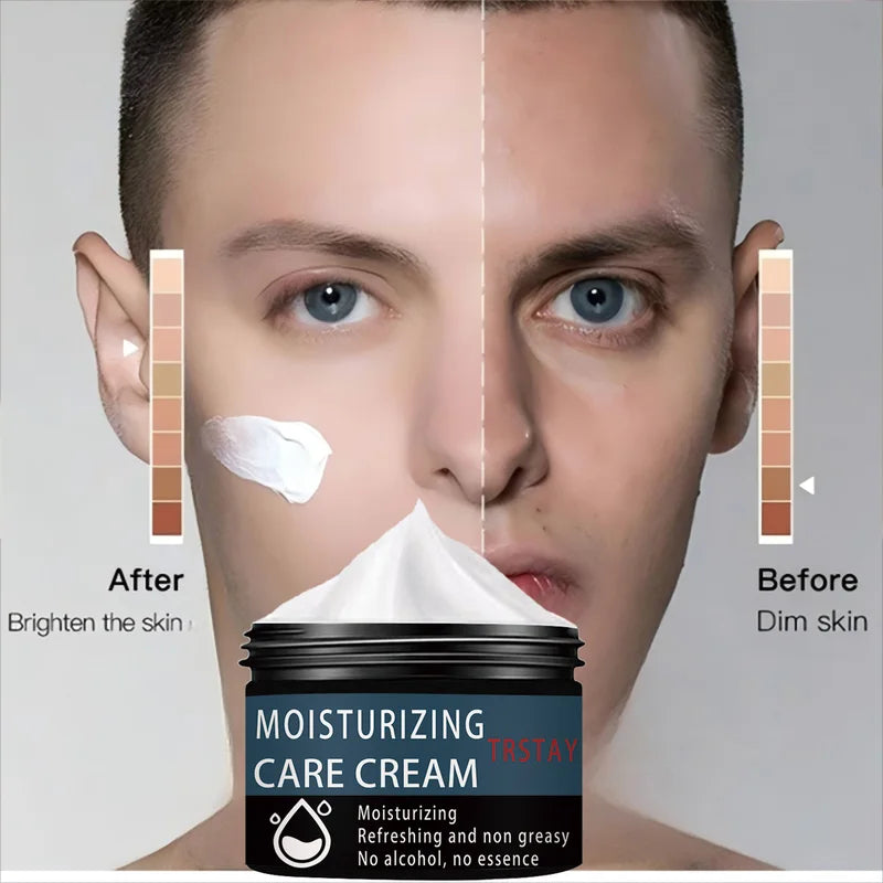 Men's Oil Control Face Cream with Anti-Wrinkle & Brightening Benefits
