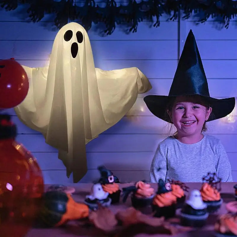 Halloween Party LED Ghost Decoration Light - Indoor Outdoor Haunted House Prop