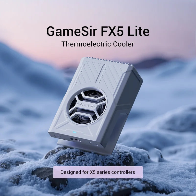 GameSir X5 Lite Bluetooth Gaming Controller Cooler with Adjustable Fan for Mobile Phones