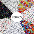 700pcs Colorful Acrylic Letter Beads for Jewelry Making DIY Friendship Bracelets