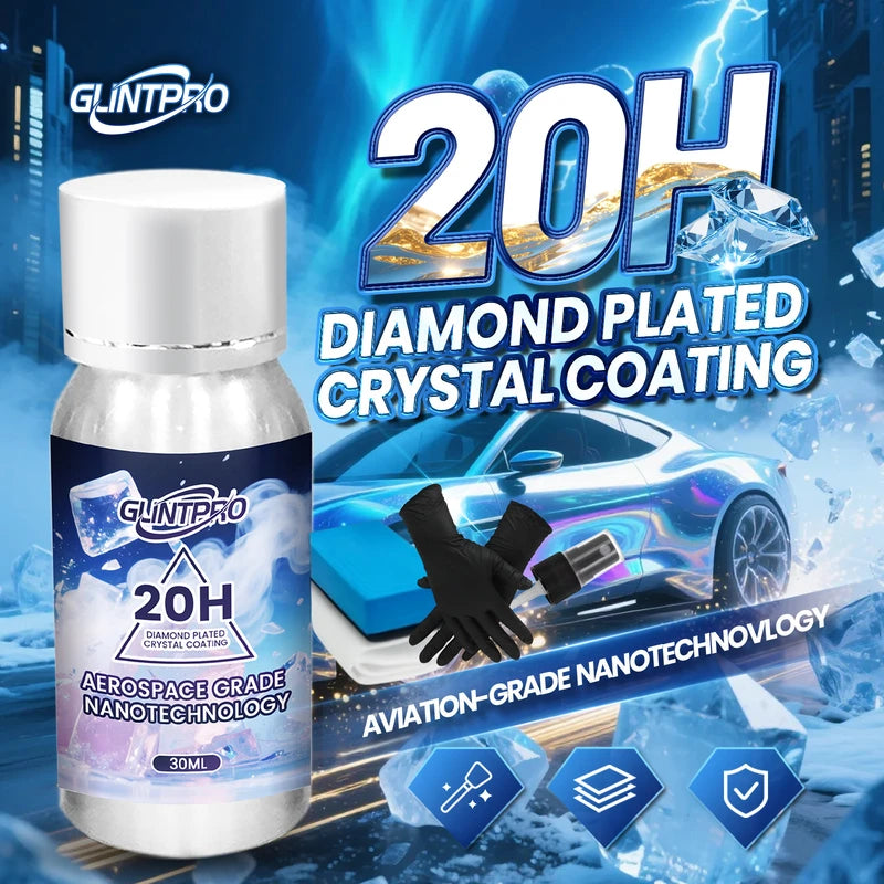20H Ceramic Car Coating - High Gloss Hydrophobic Scratch Protection 30ml