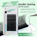 3D Lash Extensions - Small Spacing W Shape False Eyelash Fans for Natural Volume