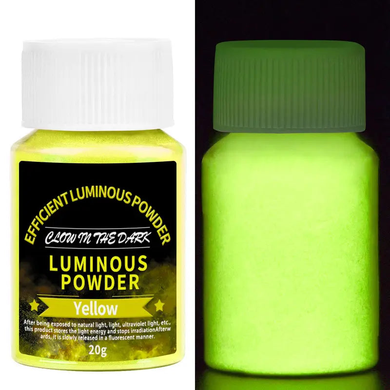 Glow in The Dark Luminous Powder for Resin, Nail Art & Jewelry Making - 20g