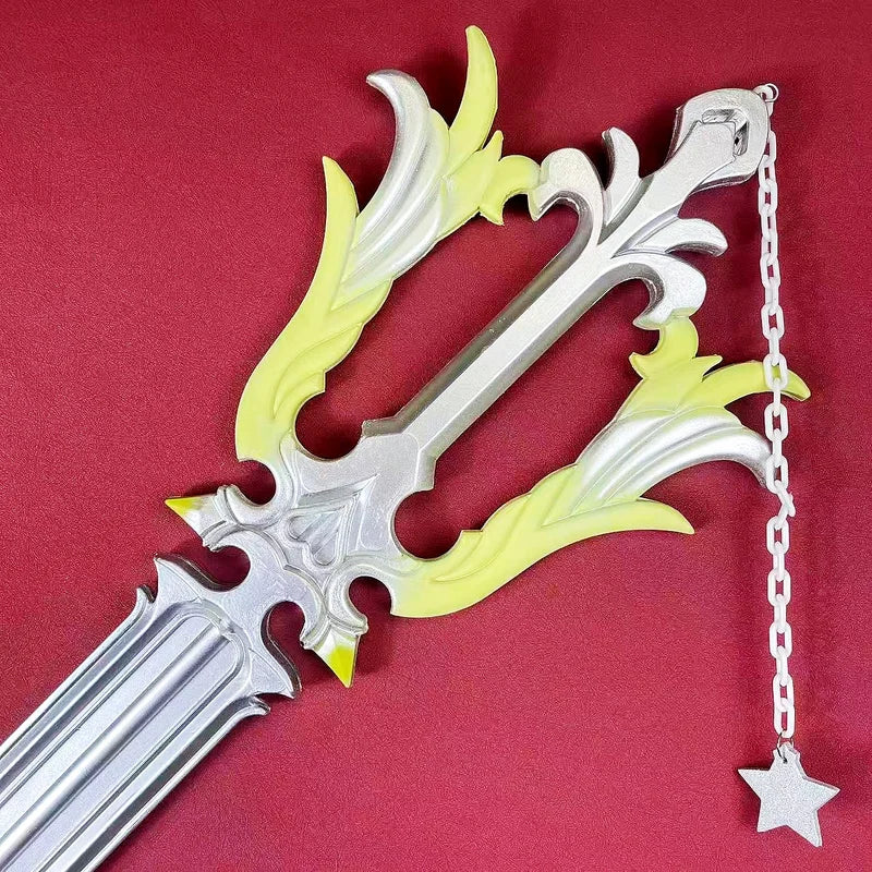 33 Inch Anime Cosplay Keyblade Katana Sword with Multiple Colors - Samurai Prop & Collectible Weapon