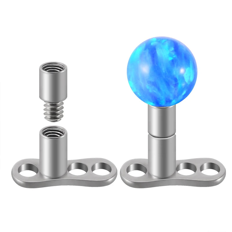 Titanium Piercing Extension Rod Set for Body Jewelry Lip Tongue Belly Earring