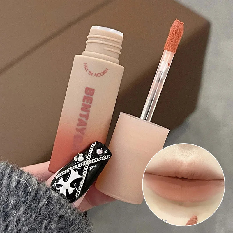 Velvet Lip Mud Matte Lip Tint - Skin-Tone Enhancing Nude Lip Makeup Set