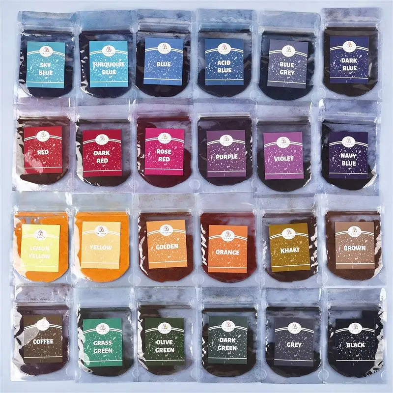 Fabric Dye Powder for Textile & Garment Tie Dyeing - 10g Multifunctional Pigment for Cotton, Nylon & Old Clothes Refurbishment