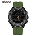 Men's Digital Sports Watch Waterproof Military Alarm Stopwatch Quartz Wristwatch