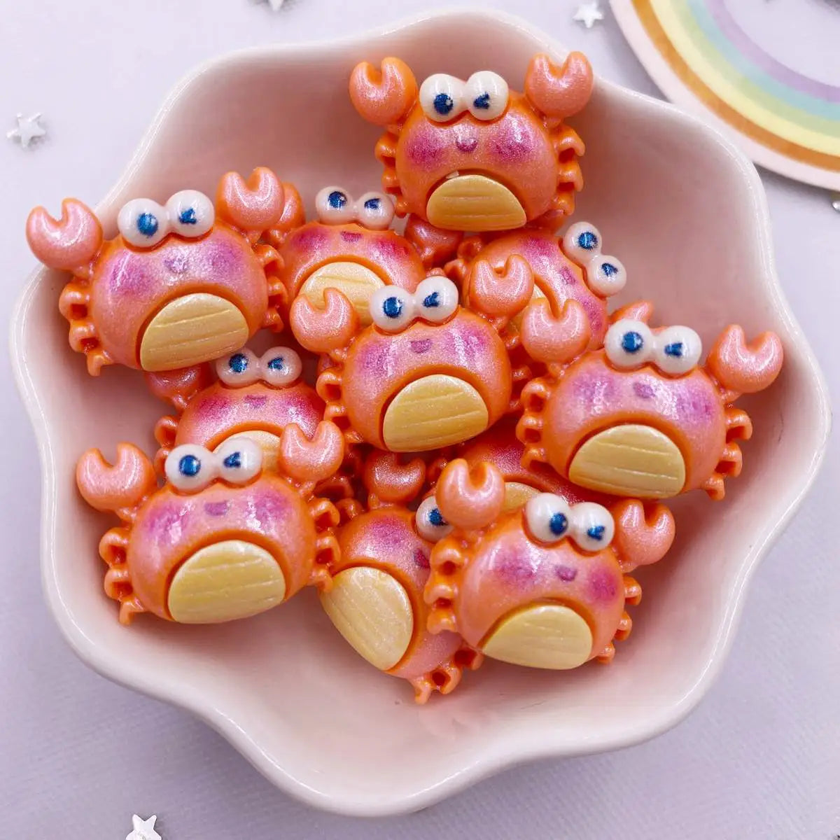 12pcs Colorful Resin Ocean Animal Figurines for Scrapbooking & Crafts