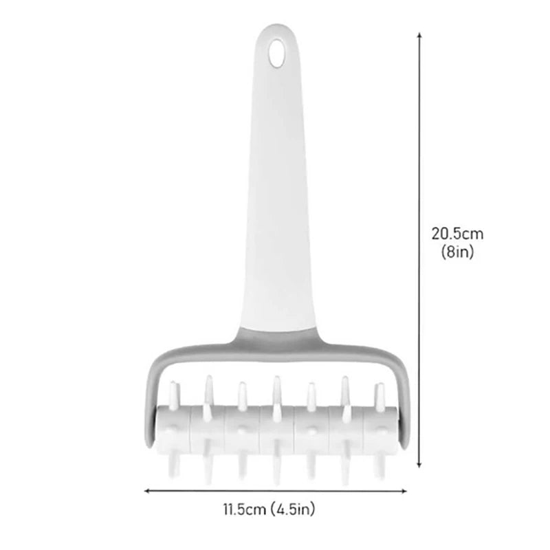 Pizza Dough Roller Needle Punch Baking Tool for Bread & Cookie Dough
