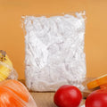 Disposable Food Cover Set - Stretchable Plastic Bowl Covers for Kitchen Storage