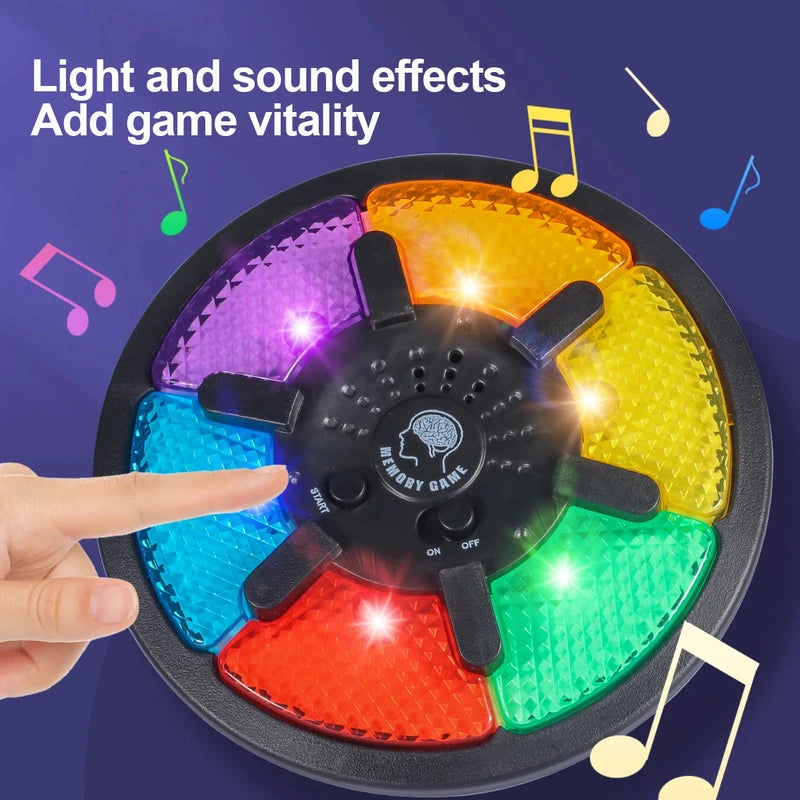 Electronic Memory Game Machine for Kids & Teens - Light & Sound Puzzle