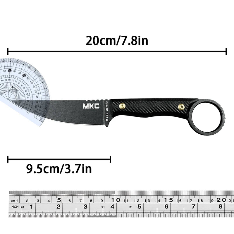 Fixed Blade Tactical Knife with Magnacut Steel Blade and G-10 Handle for Hunting & Outdoor Use