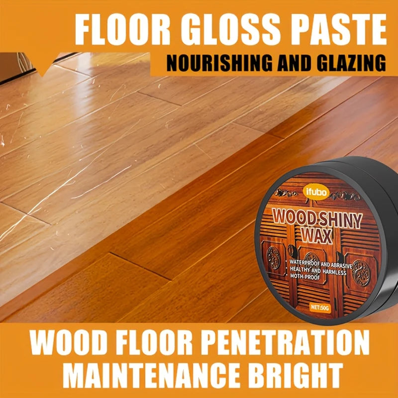Waterproof Furniture & Floor Wax Polish - Nourishing & Anti-Crack Wood Finish