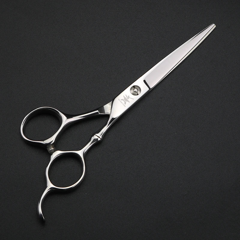 6-Inch Hair Cutting and Thinning Scissors Set with Steel Handles for Salon & Home