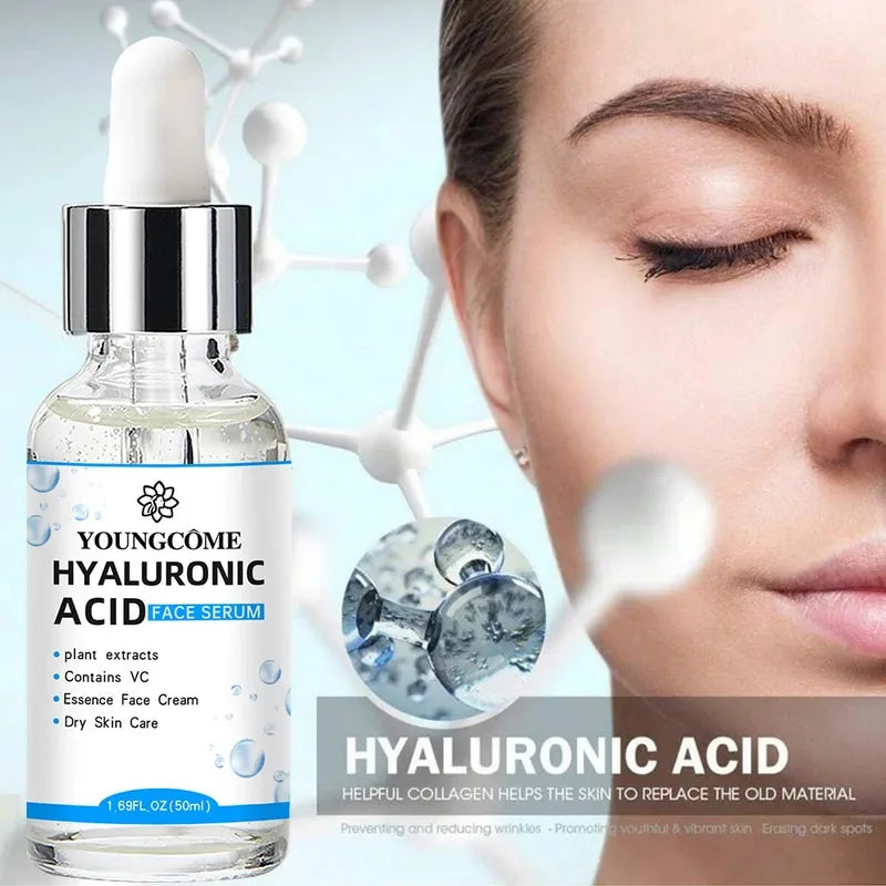 Hyaluronic Acid Facial Serum for Hydrating Brightening & Skin Smoothness