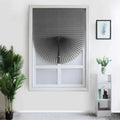 Self-Adhesive Pleated Window Shades for Balcony, Bathroom & Living Room