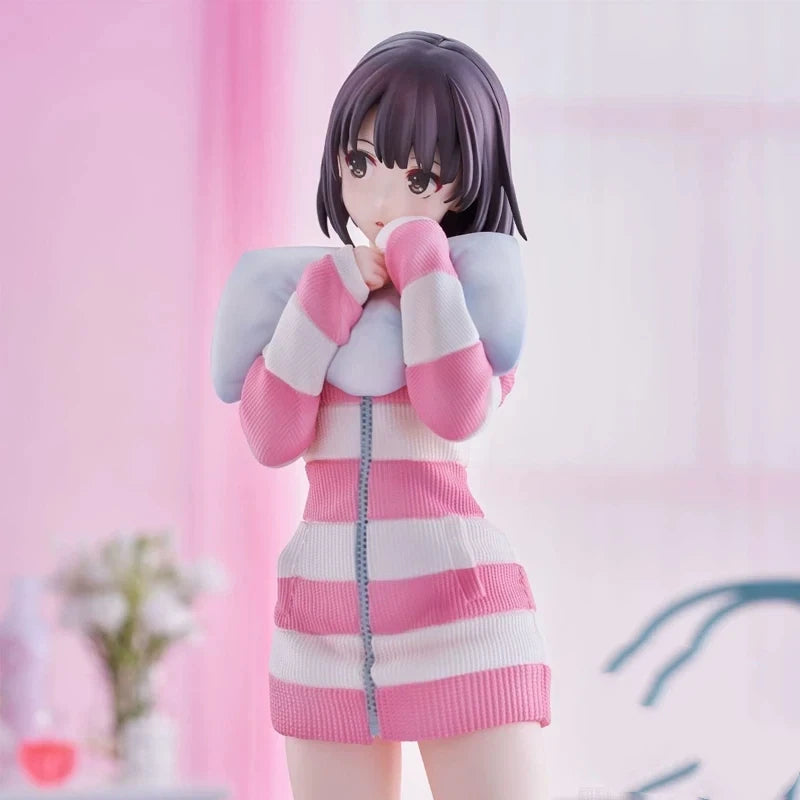 Anime Figurine Megumi Kato Pajamas Ver. Collectible Model Desktop Ornament