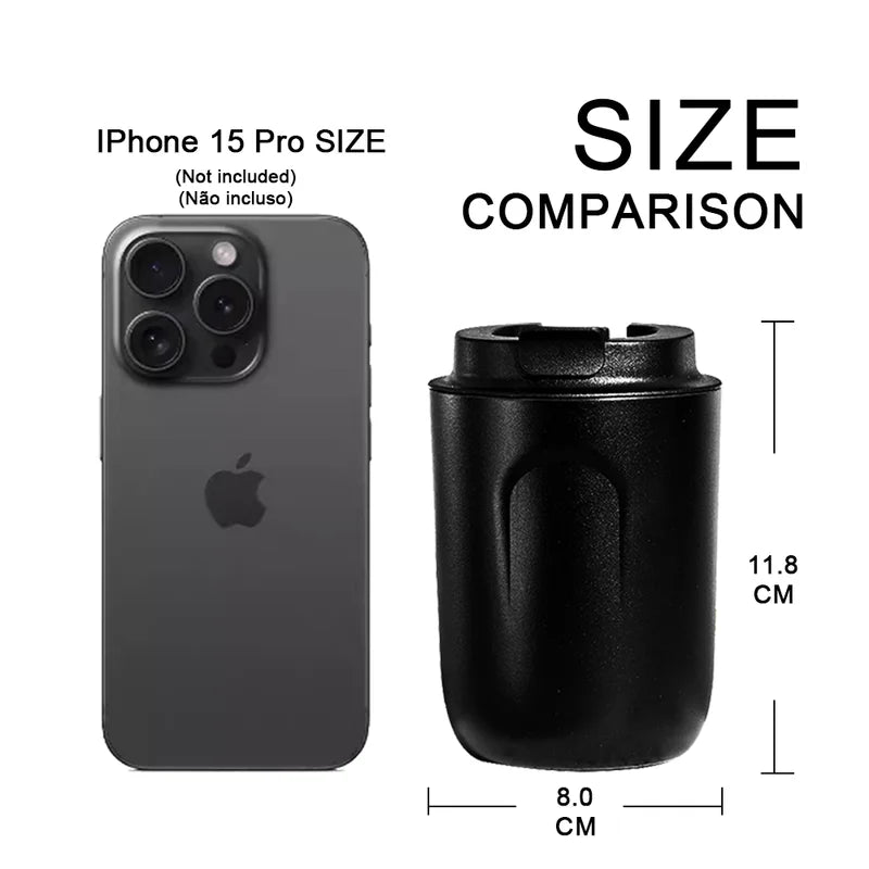 Insulated Stainless Steel Travel Tumbler Cup - 220ml Portable Coffee Mug