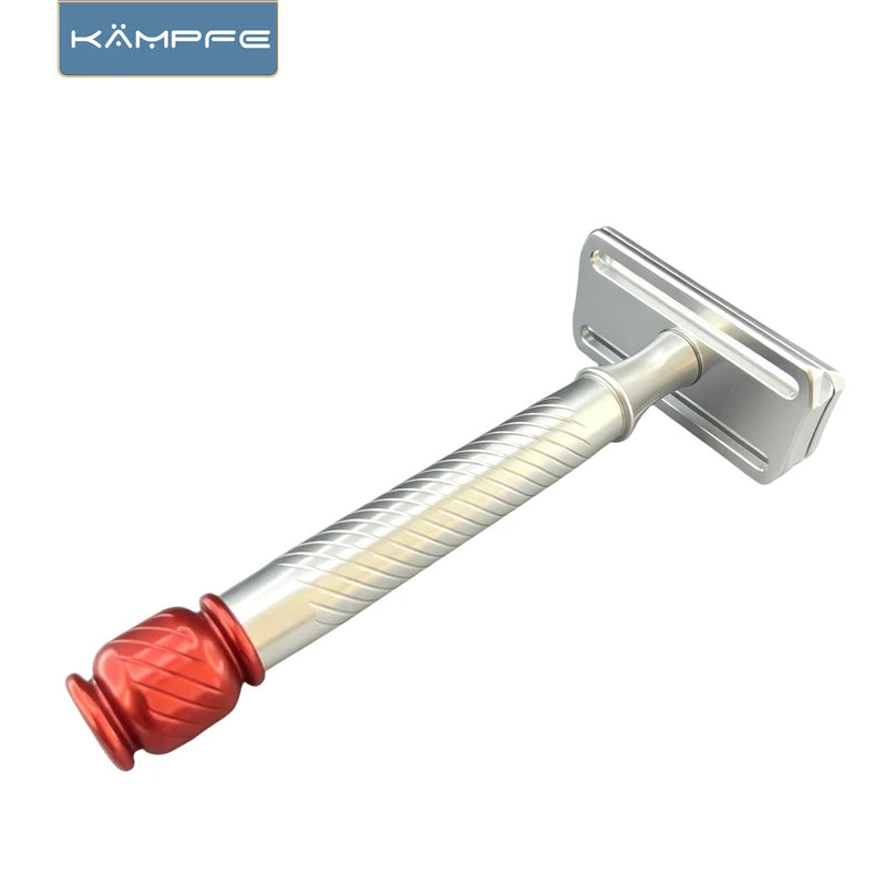 Traditional CNC Aluminum Safety Safety Razor - Double Edge Manual Shaver for Close Shave
