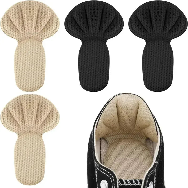 Heel Cushion Shoe Inserts for Heel Pain Relief and Comfort - 2 in 1 Soft Mesh Heel Protectors