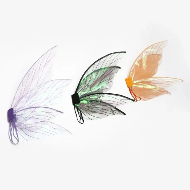 Colorful Fairy Wings for Girls Halloween Costume Cosplay Party Accessories