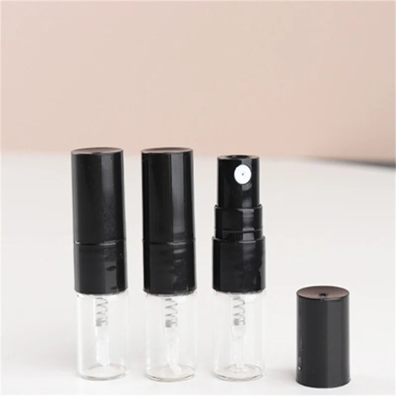 20/50/100/200pcs Refillable Glass Spray Bottles - Fine Mist Perfume Dispenser