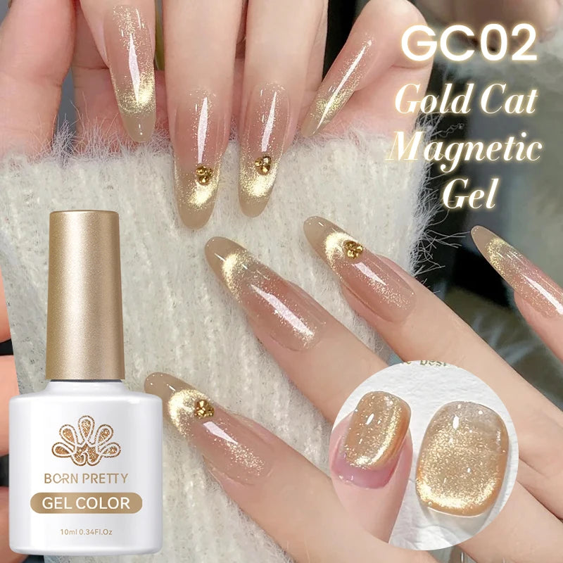 Magnetic Gel Nail Polish Set - 10ml Semi-Permanent UV/LED Nail Art
