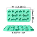 Fall Silicone Molds 18-Cavity Pumpkin Pine Cone Maple Leaves Craft Molds