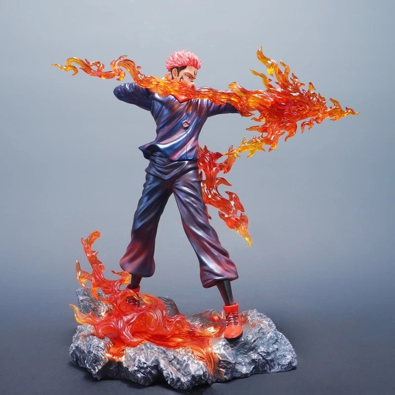 30cm Anime Jujutsu Kaisen Sukuna Action Figure PVC Statue Collectible Toy