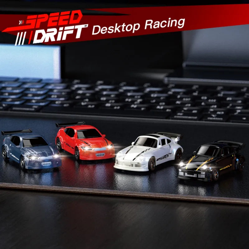 High-Speed RC Drift Car 1:64 Scale Mini Racing Toy for Boys - Multiple Colors