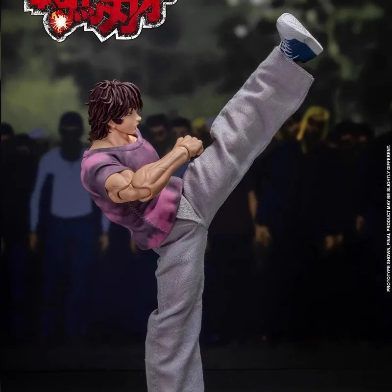 1/12 Scale Anime Baki Hanma Oni Action Figure Collectible Model for Desktop Decor