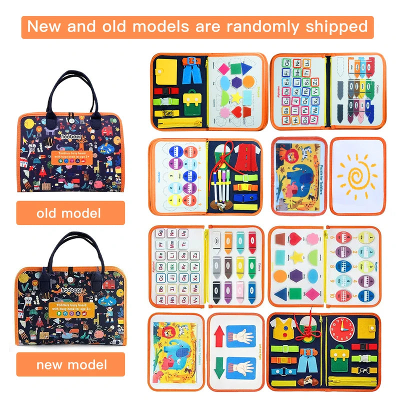 Montessori Busy Board for Kids 3-6 Sensory Educational Toy Fine Motor Skills