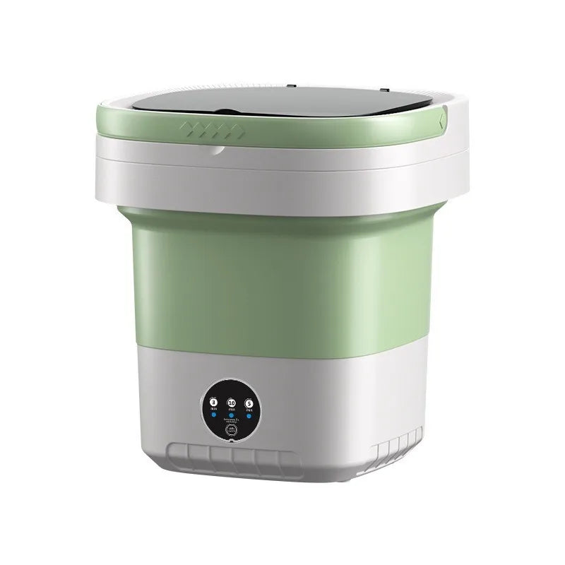 12L Portable Foldable Mini Washing Machine for Travel Dorms & Baby Care