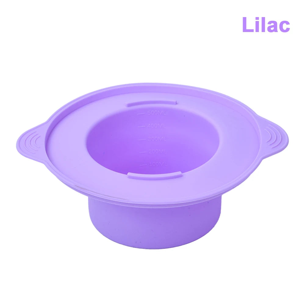 Reusable Silicone Wax Melting Pot for Hair Removal - Heat-Resistant, Non-Stick, Easy to Clean