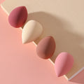 4 Pcs Makeup Egg Sponges Set - Foundation Blenders for Face Beauty