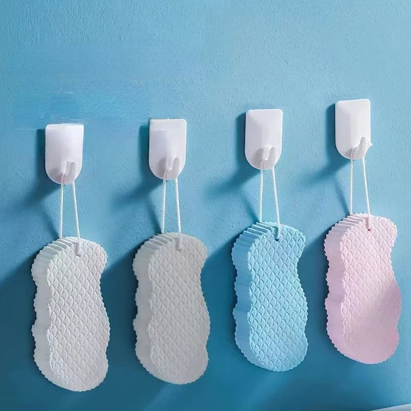 3D Body Exfoliating Bath Sponge Brush - Painless Shower Scrubber