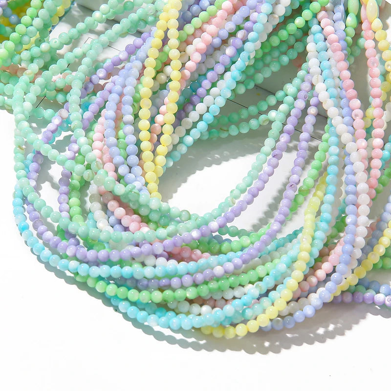 Natural Freshwater Shell Beads - Handmade DIY Jewelry Supplies 125pcs