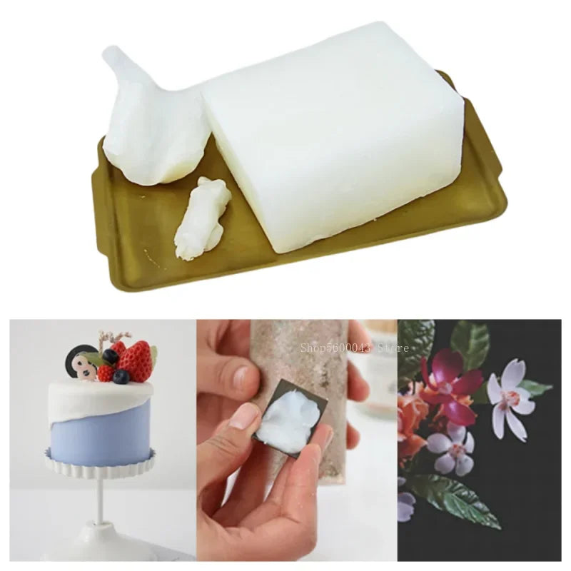 500g Microcrystalline Soft Wax Block for Candle Making & Aromatherapy