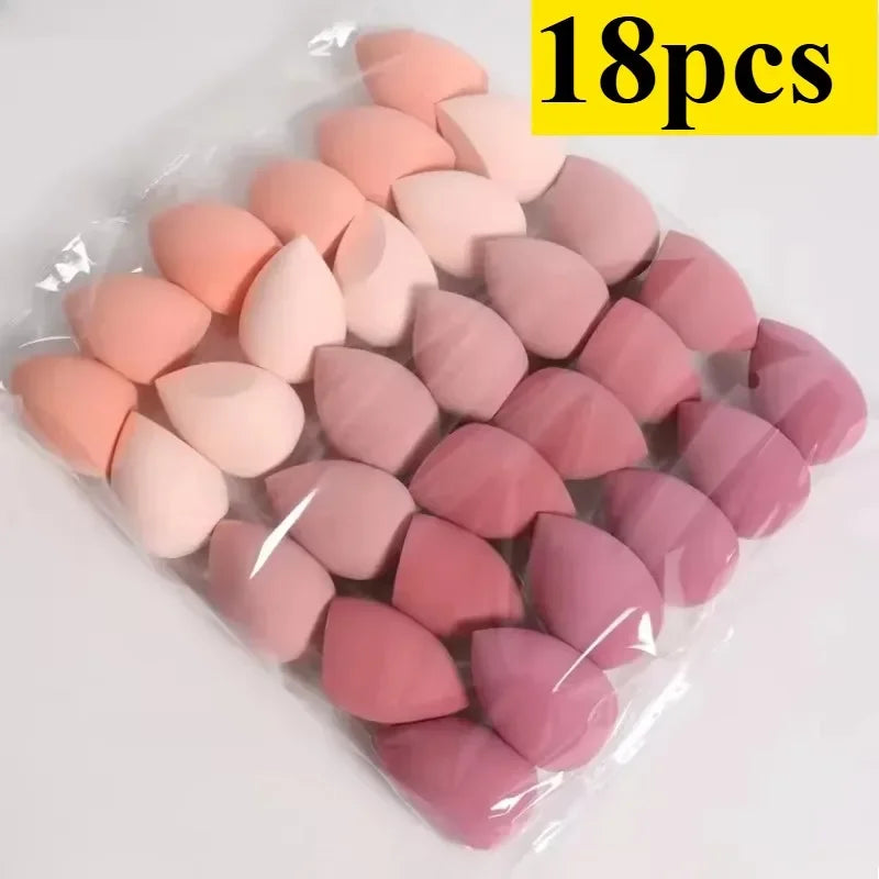 Makeup Sponge Set 4/7/18 Pieces Dual-Use Powder & Liquid Blending Tools