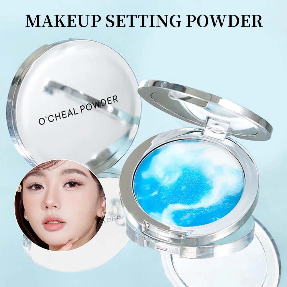 Matte Setting Powder for Long-Lasting Makeup Touch-Ups - Brightening & Anti-Fade Loose Powder