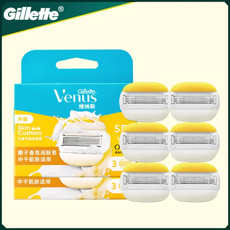 Women’s 5-Layer Moisture Bar Shaving Razor with Coconut Scent - Multiple Colors