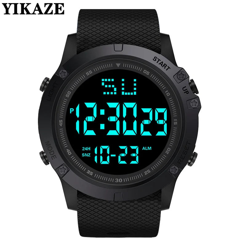 Men's Sport Digital Watch Waterproof Luminous LED Military Style Watch