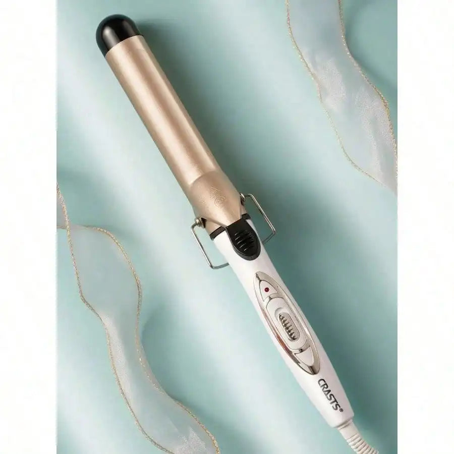 25mm/32mm Curling Iron with Rapid Heating & One-Touch Control - Gold Barrel for Natural Waves