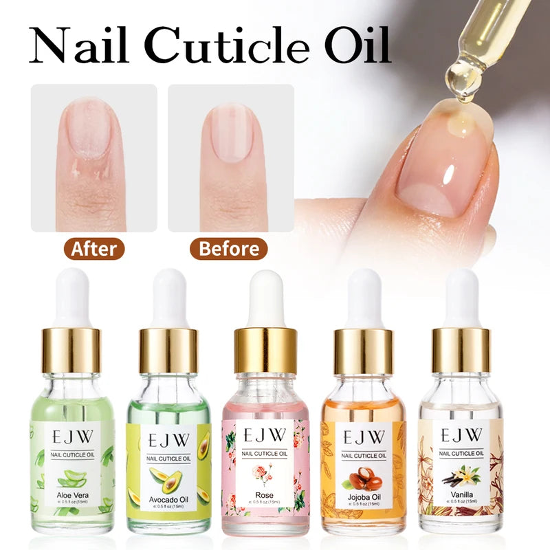 Nail Cuticle Oil for Moisturizing and Repairing Dry, Fragile Nails - Quick Drying, All Colors