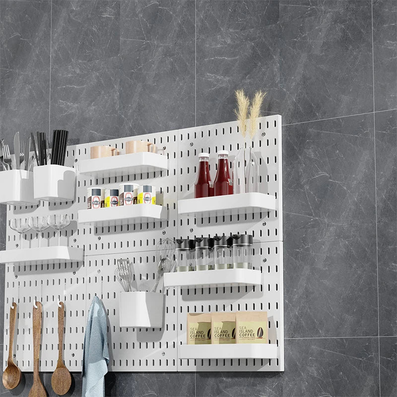 Wall Shelf Pegboard Kit for Wall Panels Home Decor Hanging Storage DIY Pegboard