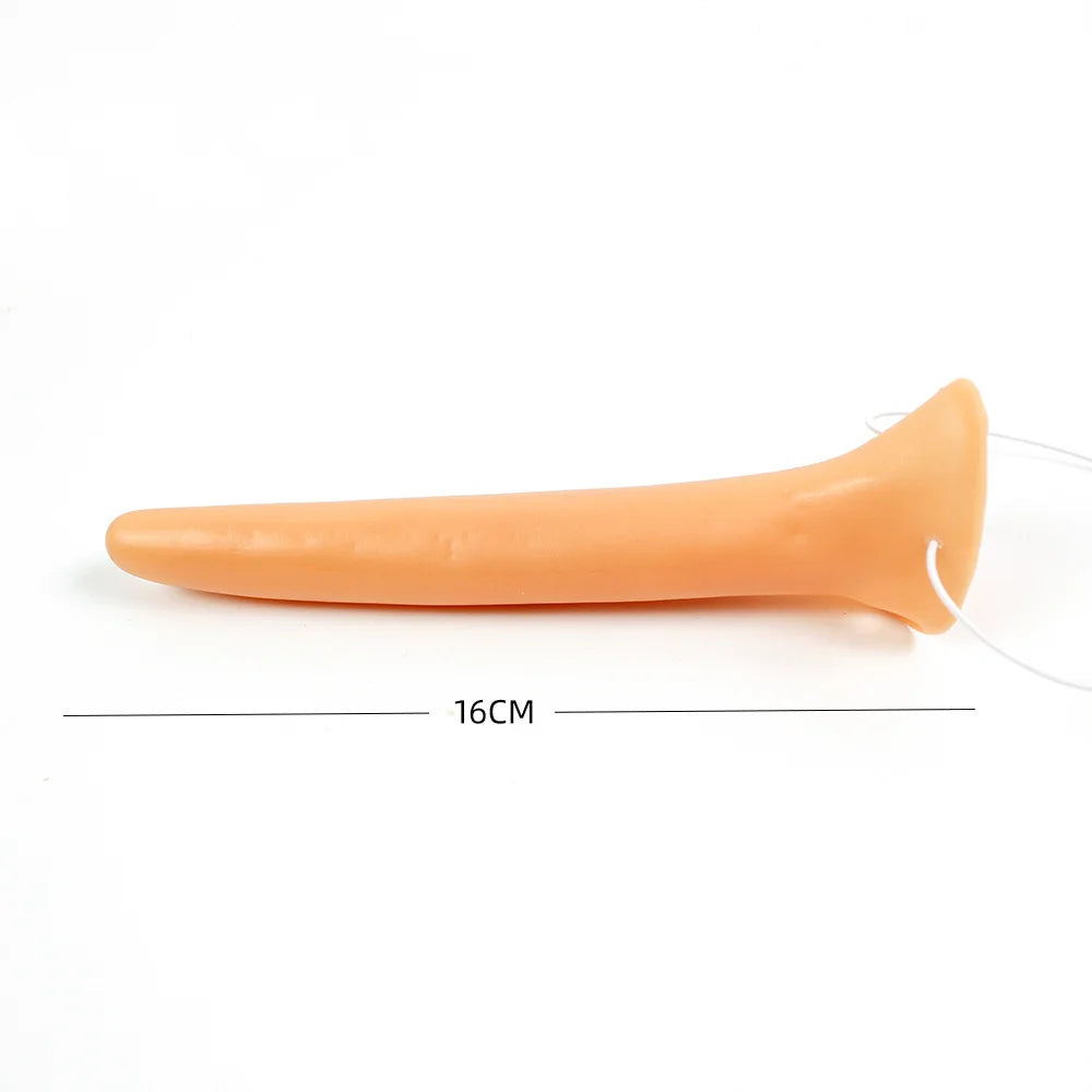 Halloween Witch Long Nose Prop with Elastic Band - Cosplay & Party Accessory